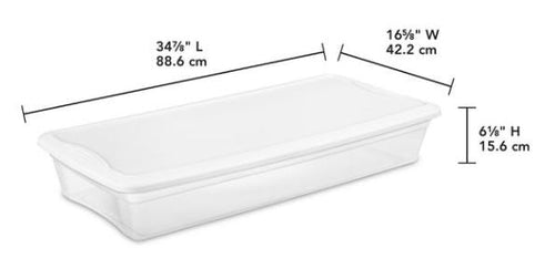 Sterilite Underbed Storage Box (41 Qt. - 1960)