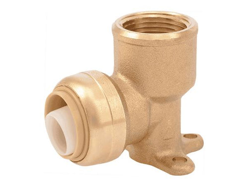 SharkBite Brass Push Drop-Ear Elbow (1/2 in. Push X 1/2 in. D FIP)