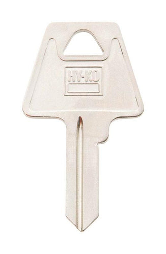 Hy-Ko Products Keyblank American AM3, Brass, Nickel Plated