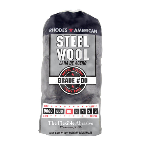 Homax® Steel Wool, Very Fine, Grade #00 (#00)