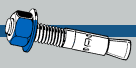 Midwest Fastener TorqueMaster Blue Wedge Anchors 1/2 x 2-3/4 (1/2 x 2-3/4)