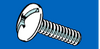 Monster Fastener Zinc Combo Round Head Machine Screws with Nuts