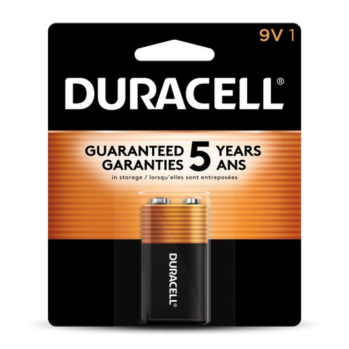 Duracell Coppertop 9V Alkaline Batteries (9V 2 Pk)