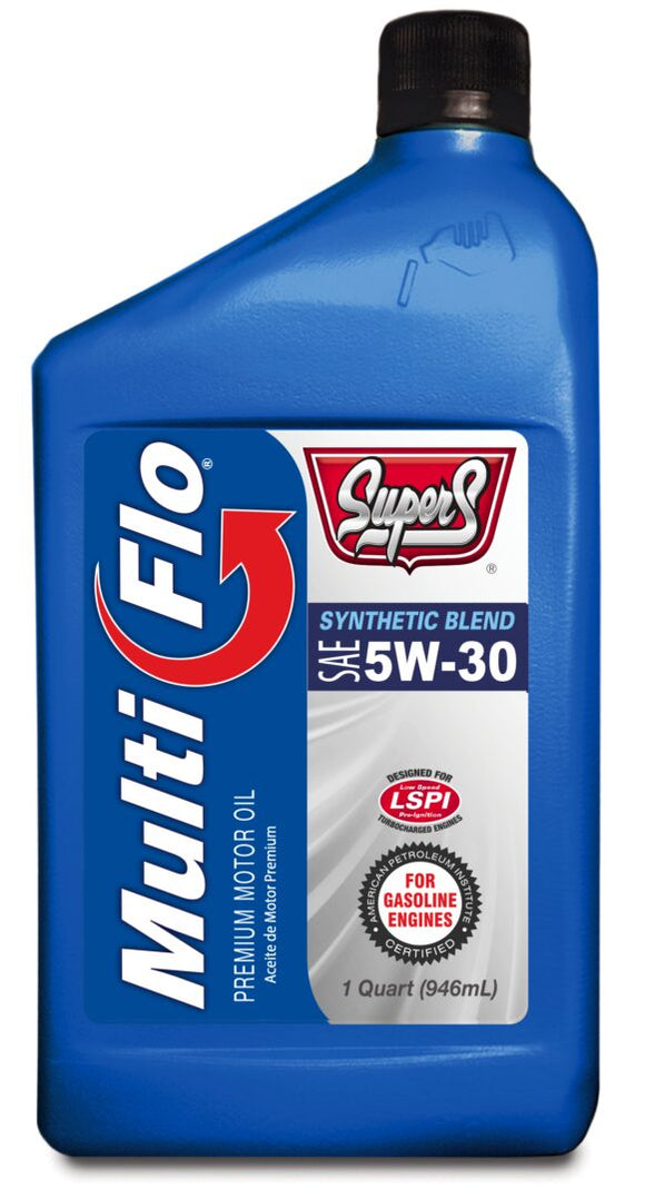 Smittys Supply Super S Multi-Flo Synthetic Blend SAE 5W-30 SP/ GF-6A Motor Oil