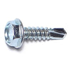 Monster Fastener Zinc Plated Steel Hex Washer Head Self-Drilling Screws