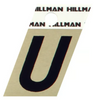 Hillman Adhesive Angle-Cut Letter U Black and Gold (1-1/2)