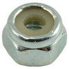 Monster Fastener Zinc Plated Grade 2 Steel Coarse Thread Nylon Insert Lock Nuts