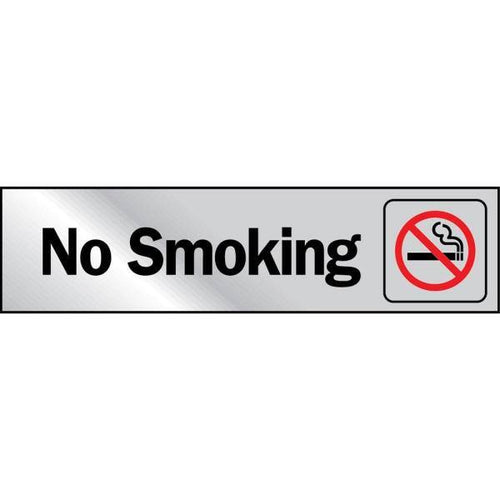 HY-KO  2 x 8 No Smoking Self Adhesive Sign