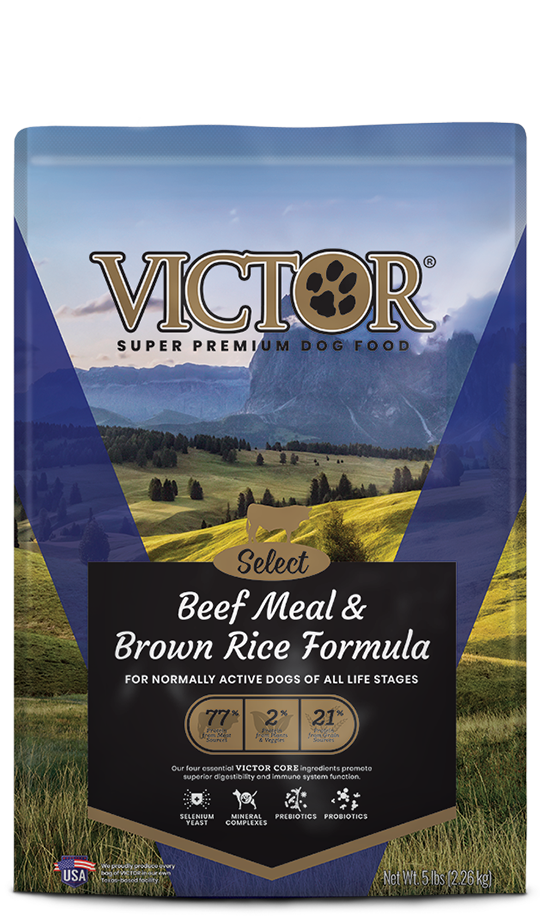 Victor Beef Meal & Brown Rice Formula (40 lb)