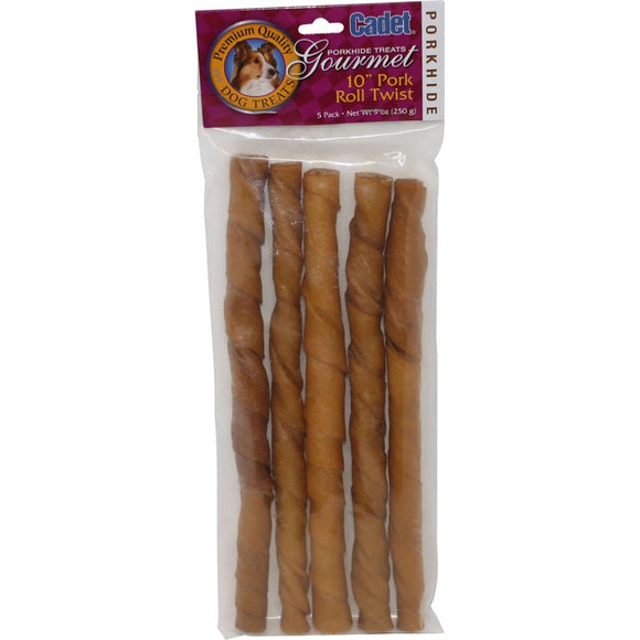 Cadet Pork Roll Twists 5PK (10 inch)