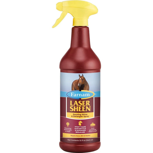 LASER SHEEN HORSE DETANGLER SPRAY (32 OZ)